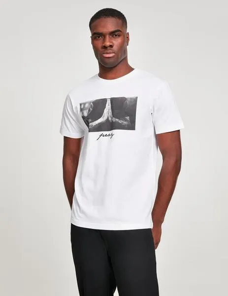 CAMISETA MISTERTEE PRAY  BLANCO