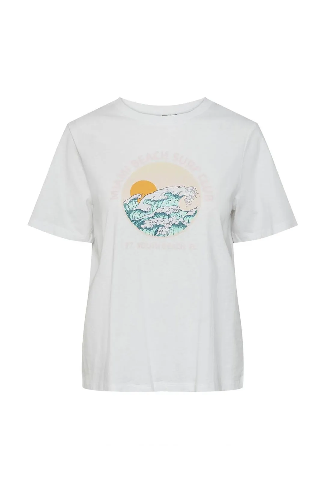 CAMISETA MUJER PCBANDA BLANCO1