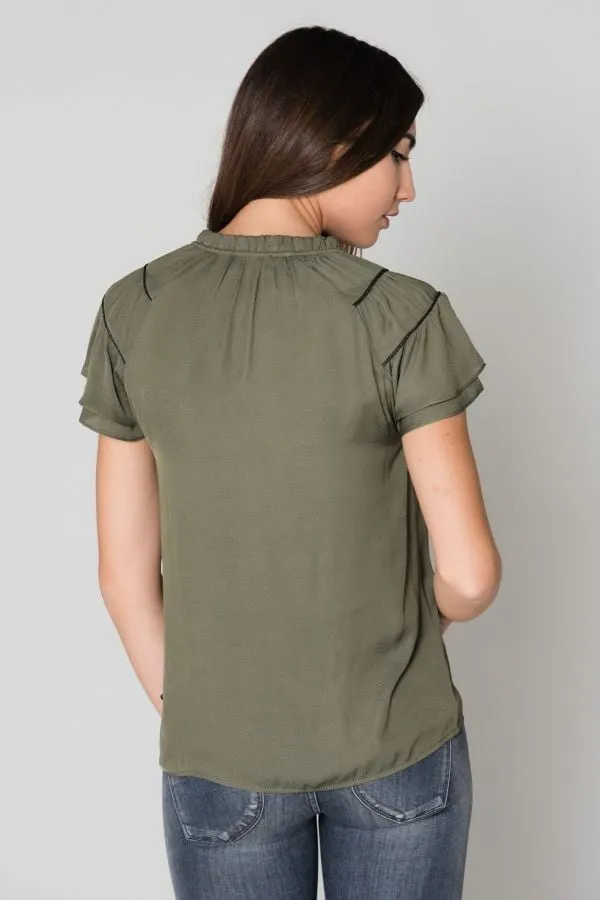 Camiseta Mujeres Le Temps Des Cerises Top F Lisa Avocado