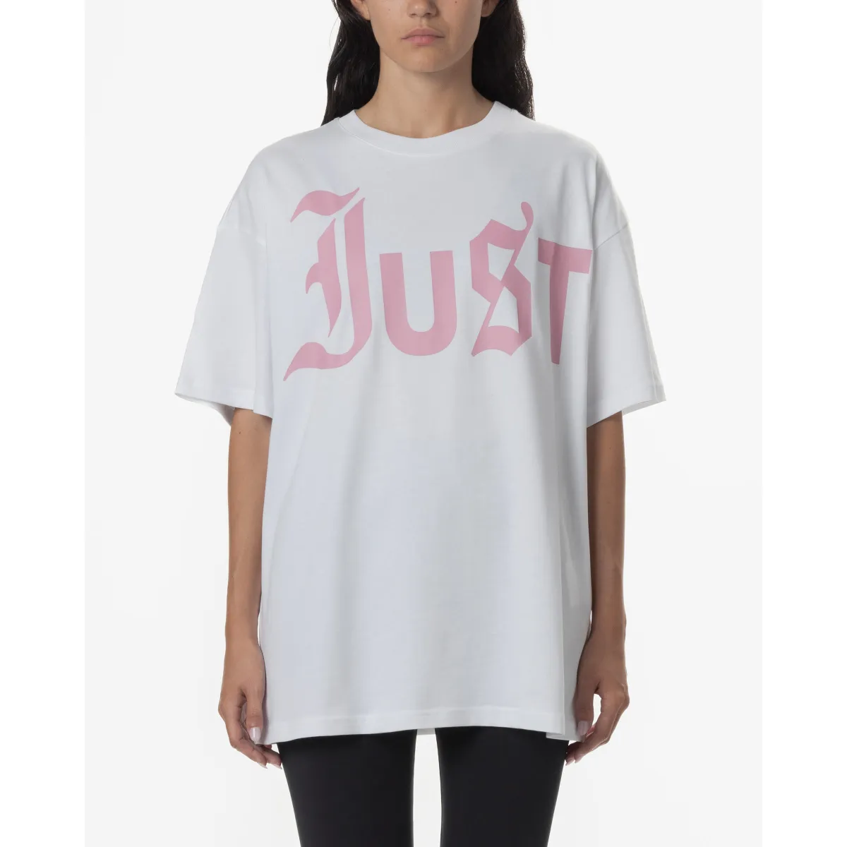 Camiseta oversize Just Cavalli 77PAHC02 Blanco