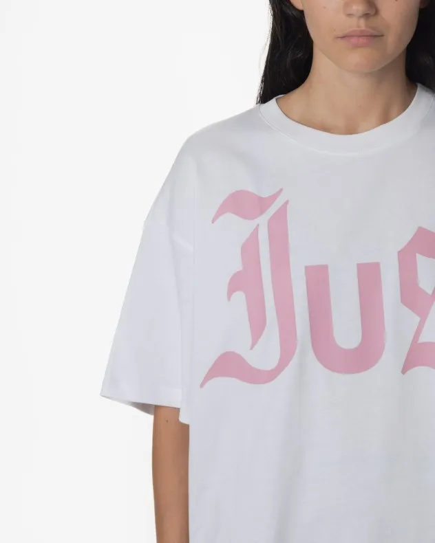 Camiseta oversize Just Cavalli 77PAHC02 Blanco