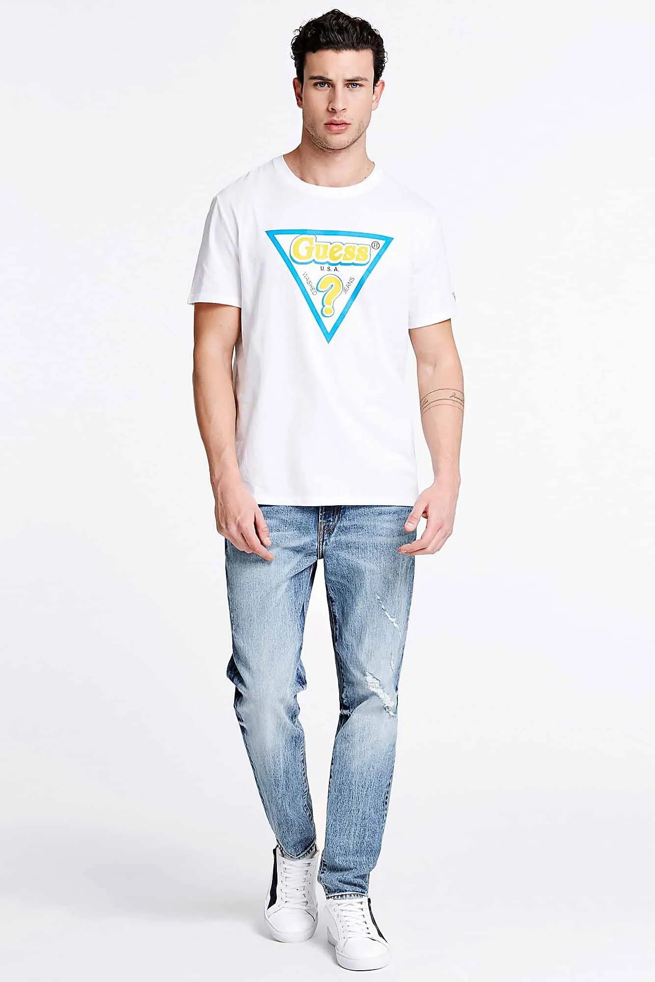 Camiseta para hombre de Guess Jeans – M0YI91I3Z00