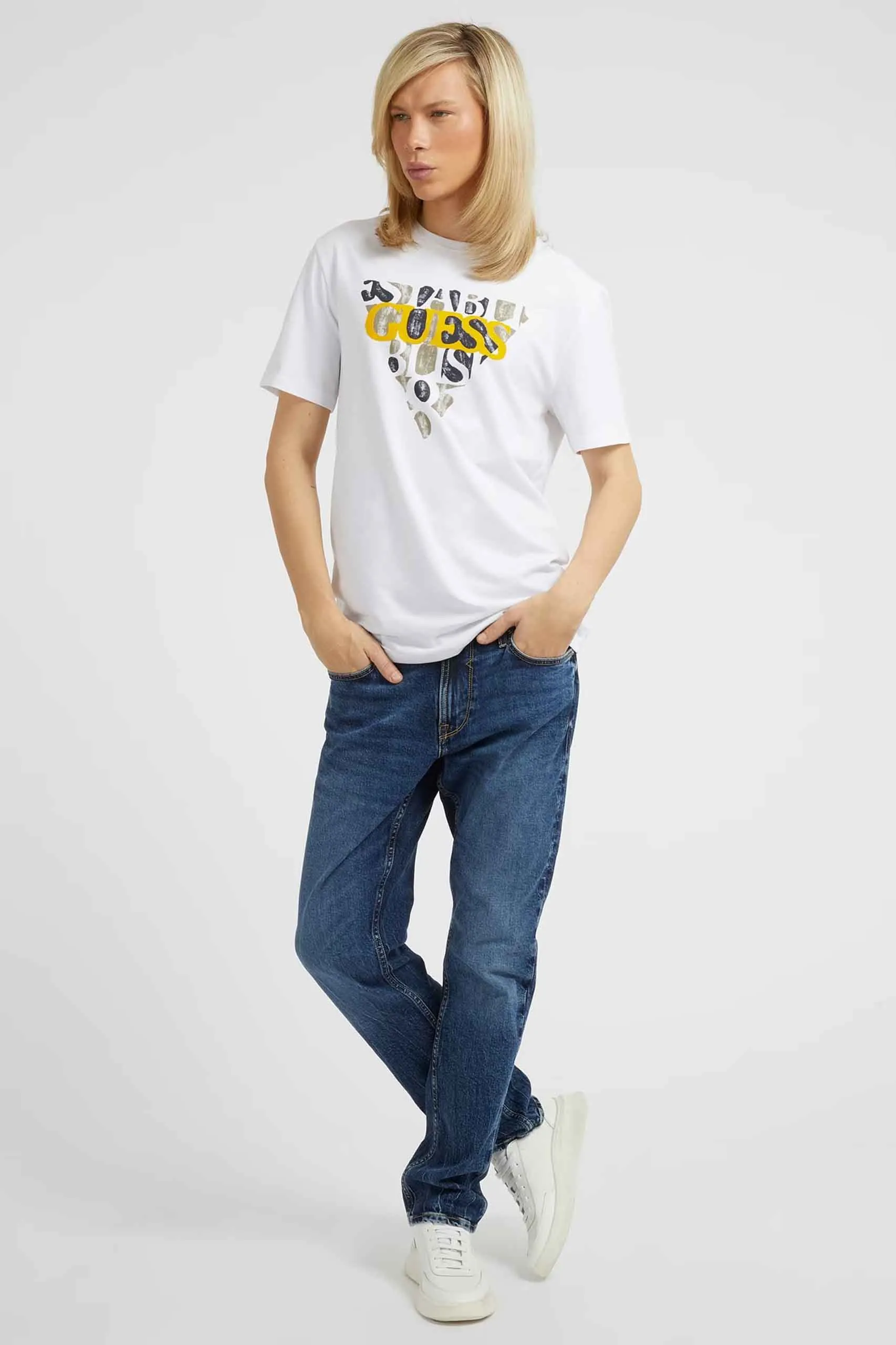 Camiseta para hombre de Guess Jeans – M3RI12J1314