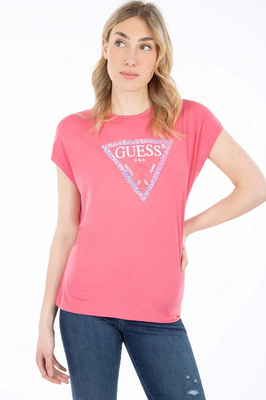 Camiseta para mujer de Guess Jeans – W3GI39K68D2
