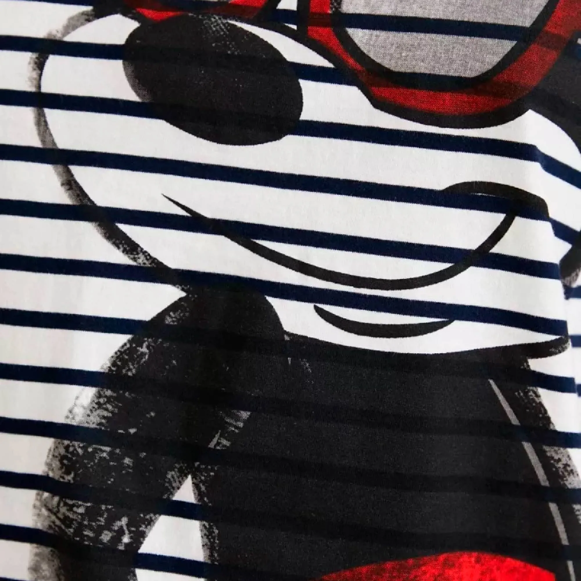 Camiseta Rayada Estampada Dama Desigual 22SWTK73
