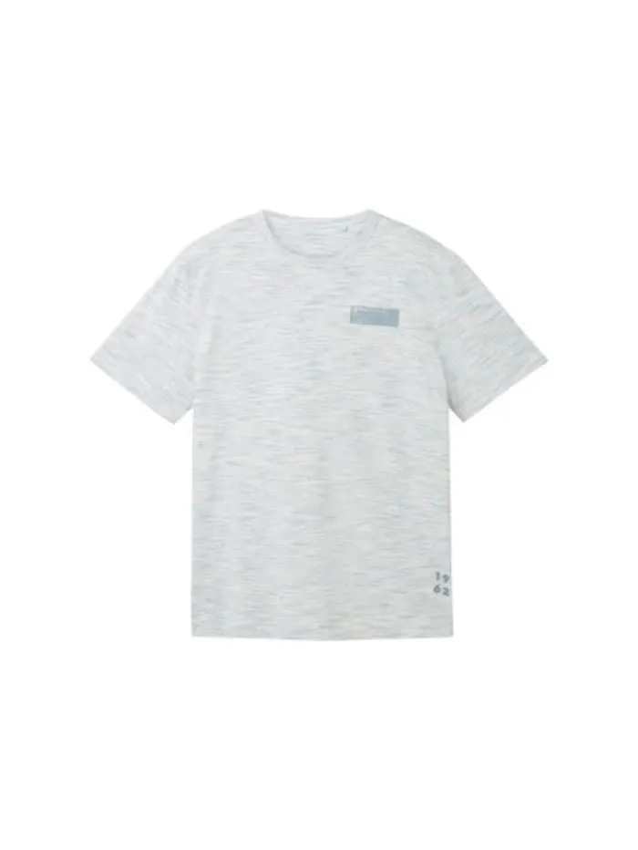 Camiseta Tom Tailor 1040910 35113 white grey