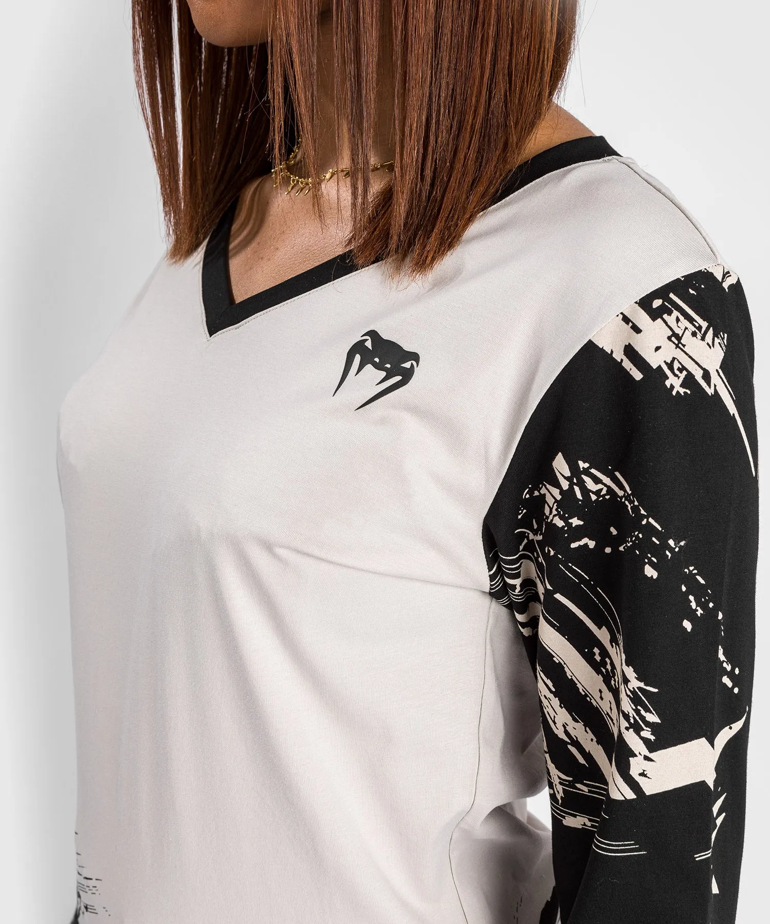 CAMISETA UFC VENUM AUTHENTIC FIGHT WEEK 2.0  MANGA LARGA  PARA MUJER  ARENA