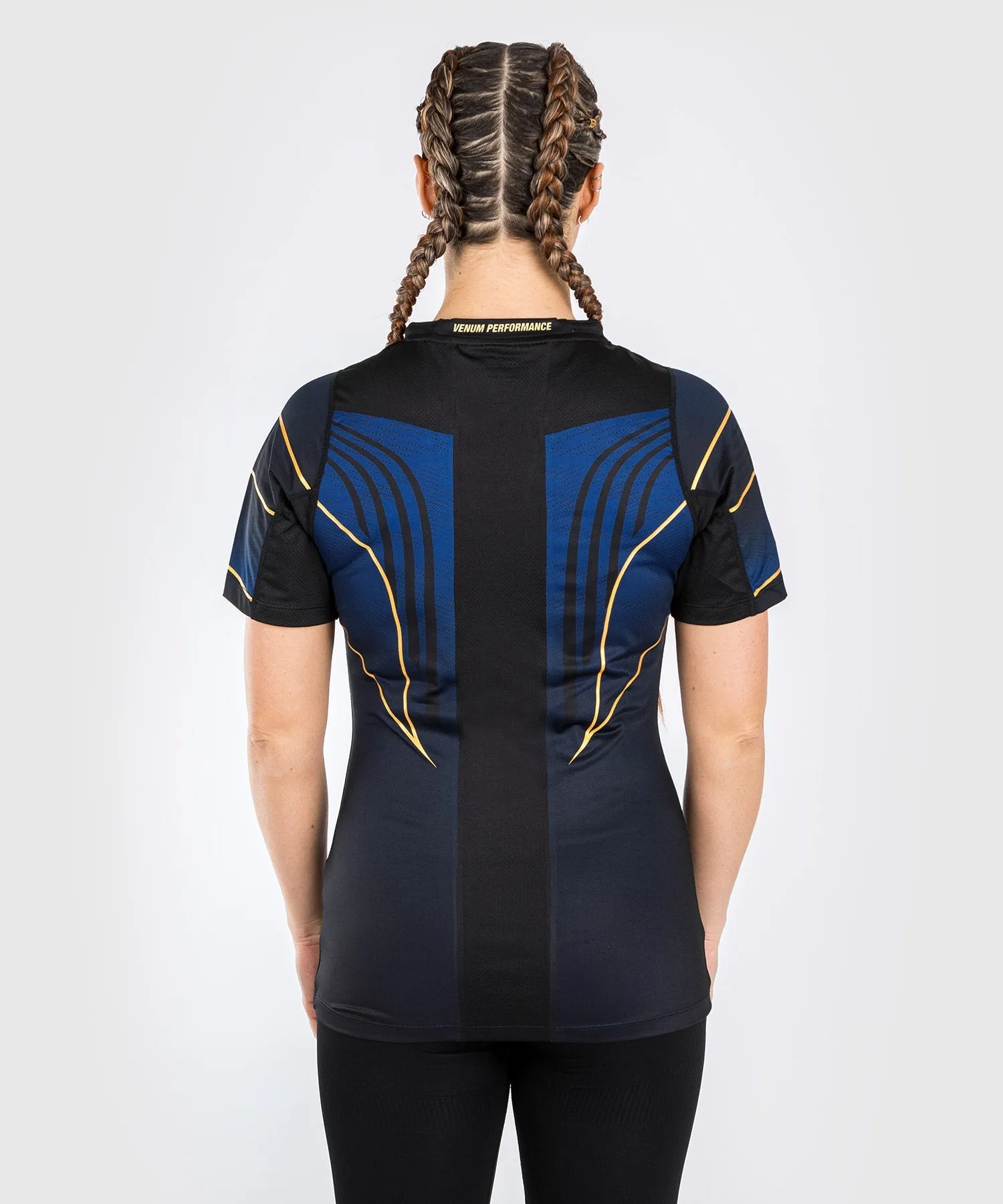 CAMISETA UFC VENUM PERSONALIZADA AUTHENTIC FIGHT NIGHT 2.0 PARA MUJER  MIDNIGHT EDITION  CHAMPION