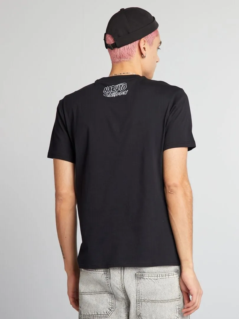CAMISETA 'NARUTO'  NEGRO