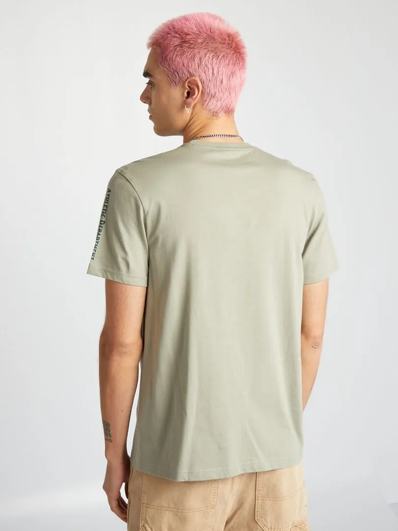 CAMISETA 'SNOOPY'  KAKI