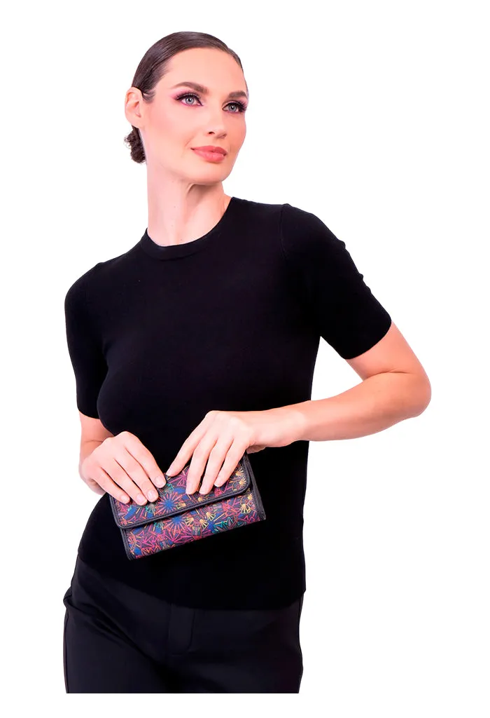 Cartera Bolsillo Negro Ajolotes Original