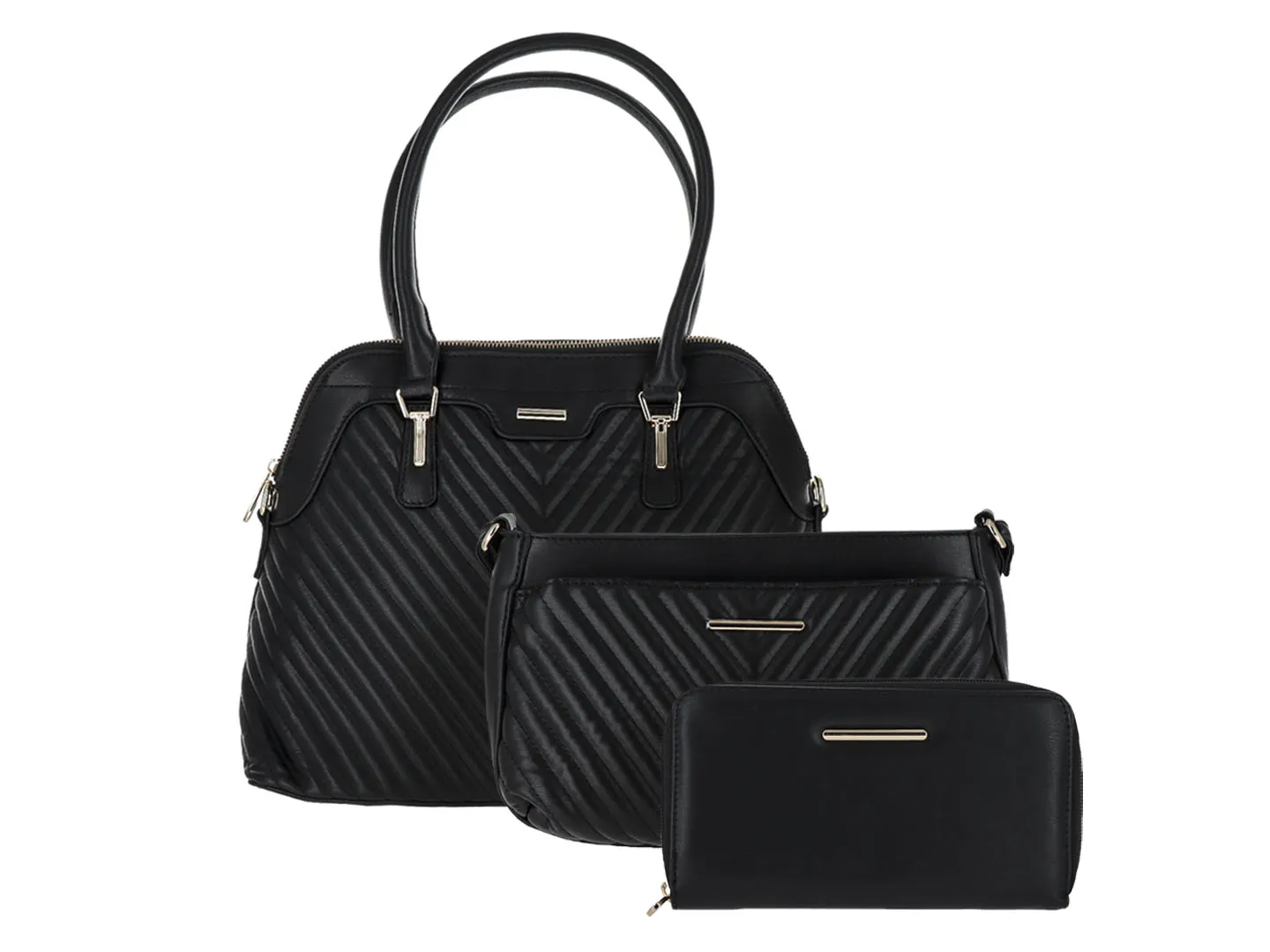 Cartera Fashion C1703 Color Negro