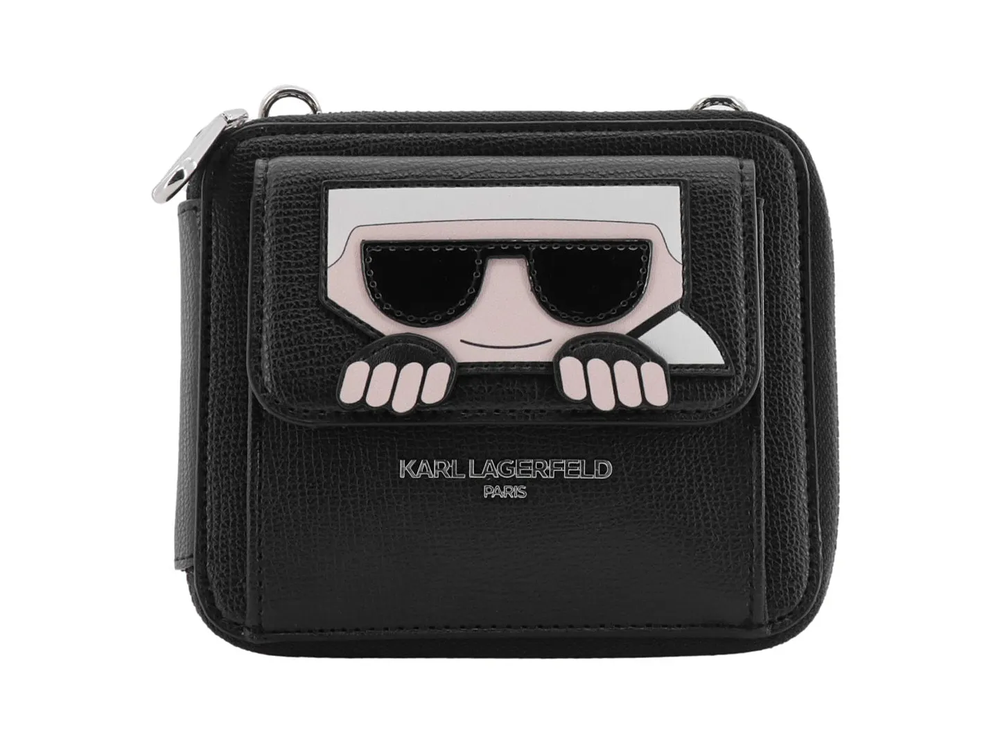 Cartera Karl Lagerfeld Wallet On String Color Negro