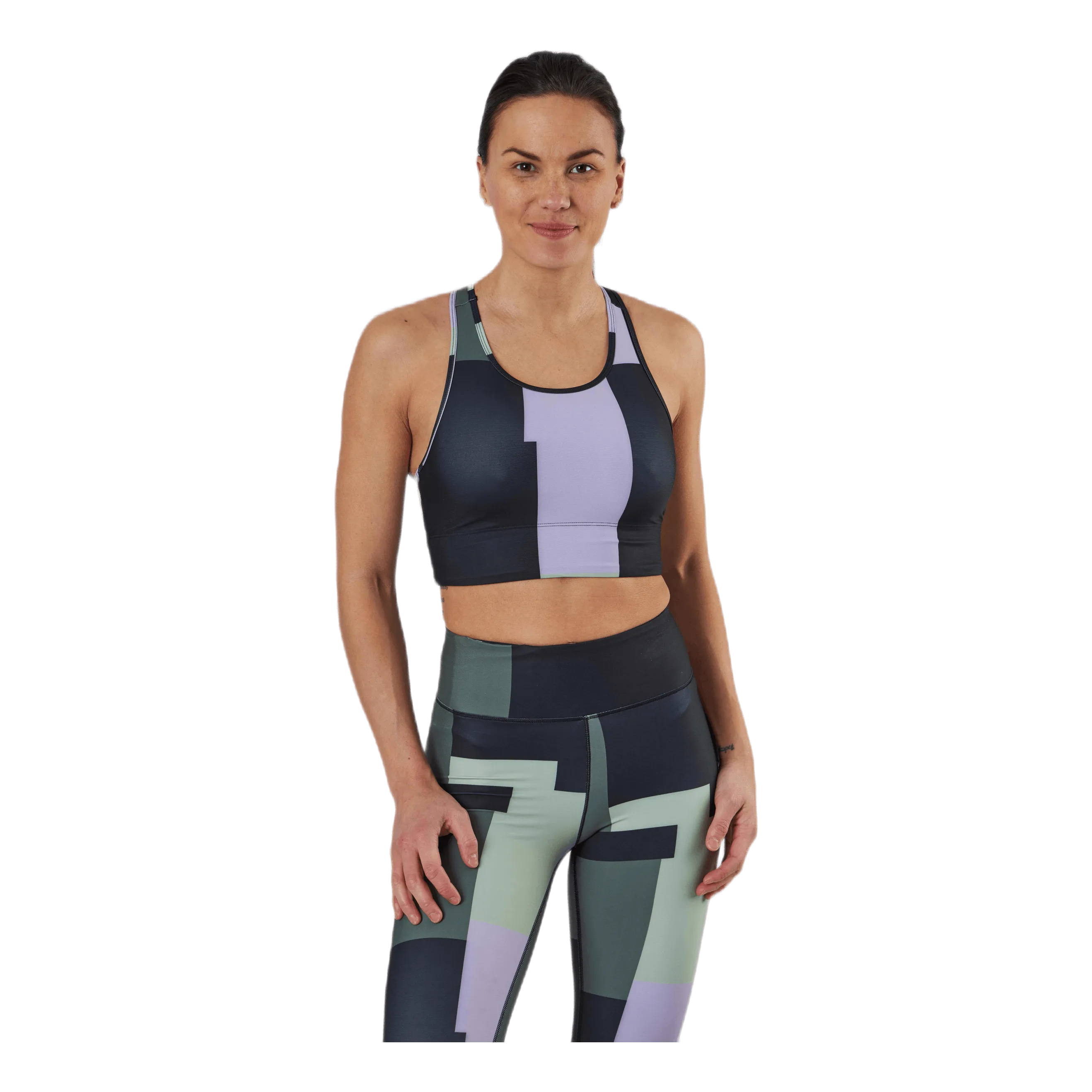 Casall Printed Sport Top Green