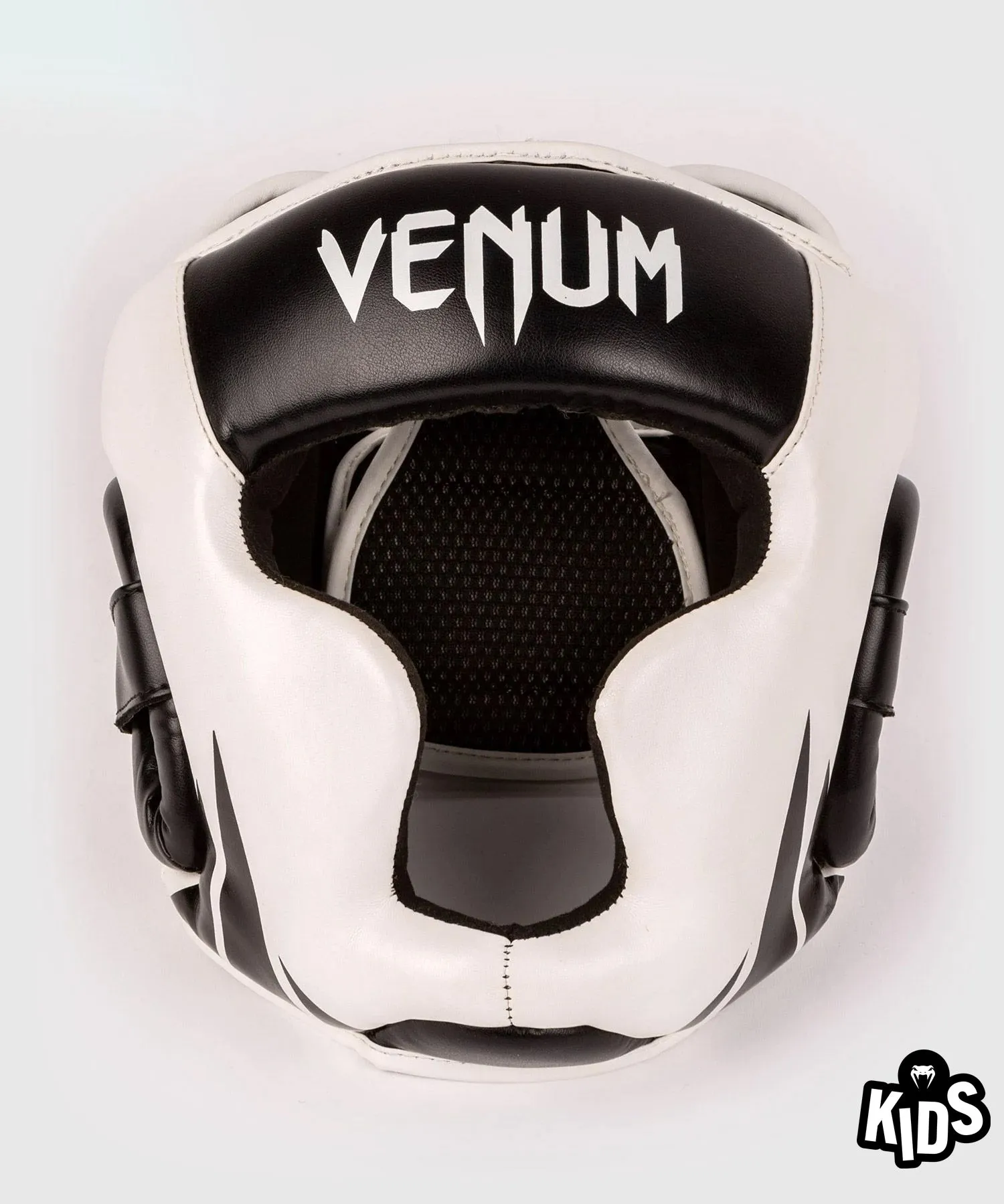 CASCO DE BOXEO VENUM CHALLENGER  PARA NIÑOS  BLANCO/NEGRO