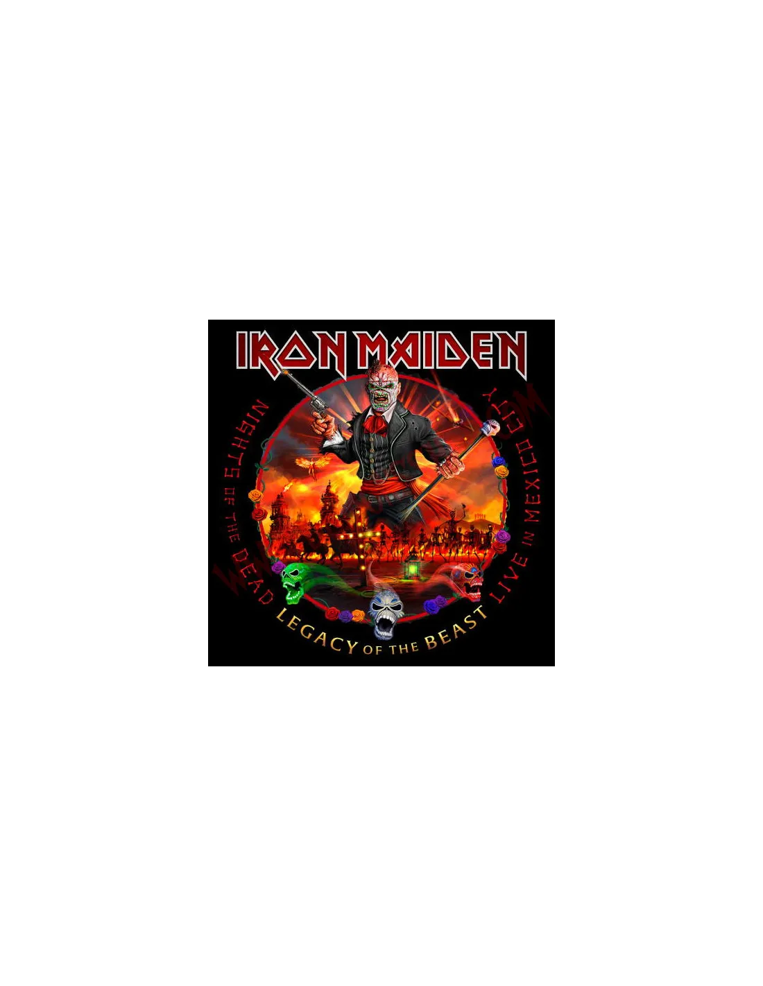 CD IRON MAIDEN  NIGHT OF THE DEAD, LEGACY OF THE BEAST: LIVE IN MEXICO CITY