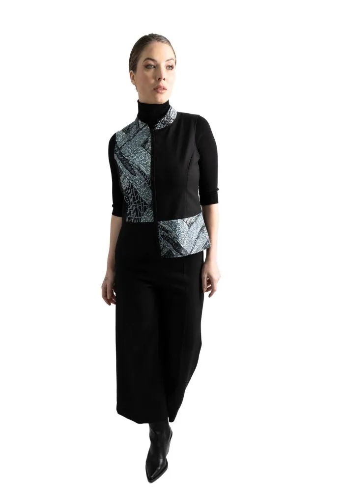 Chaleco Combinado Libélula Negro/Gris