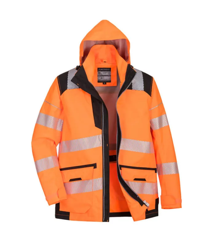 Chaqueta 5 en 1  de A.V multifunción 10 bolsillos imagen corporativa PORTWEST PW367