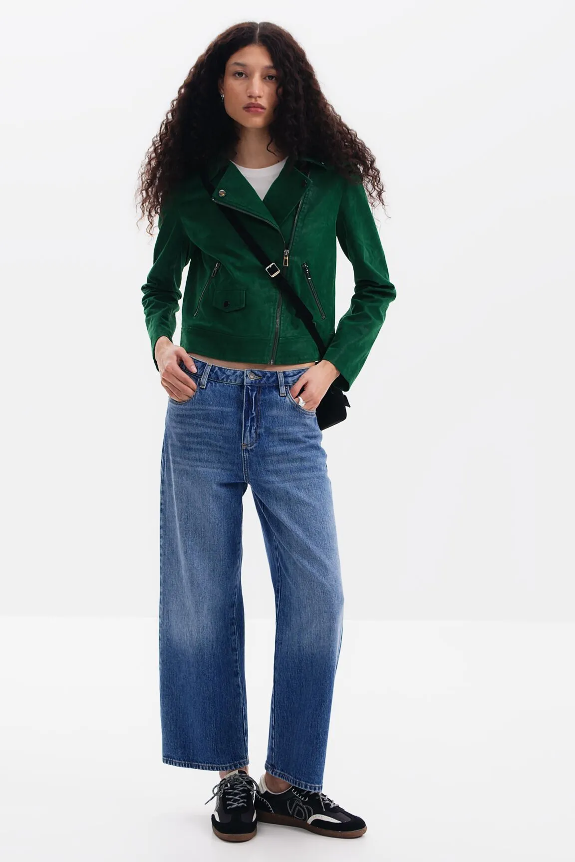 Chaqueta biker textura