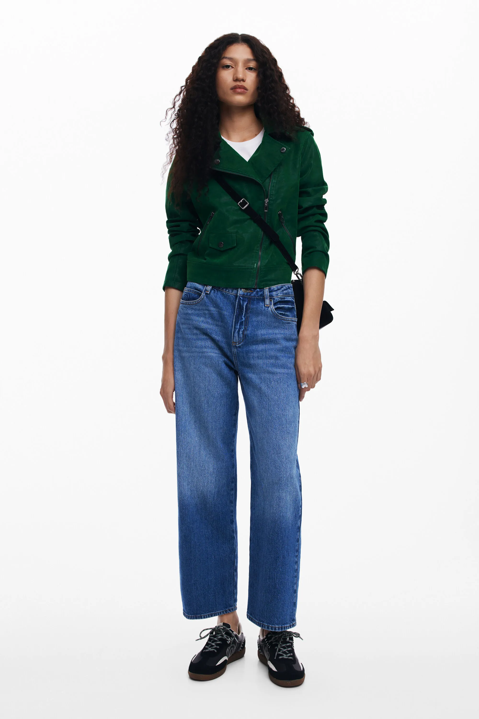 Chaqueta biker textura
