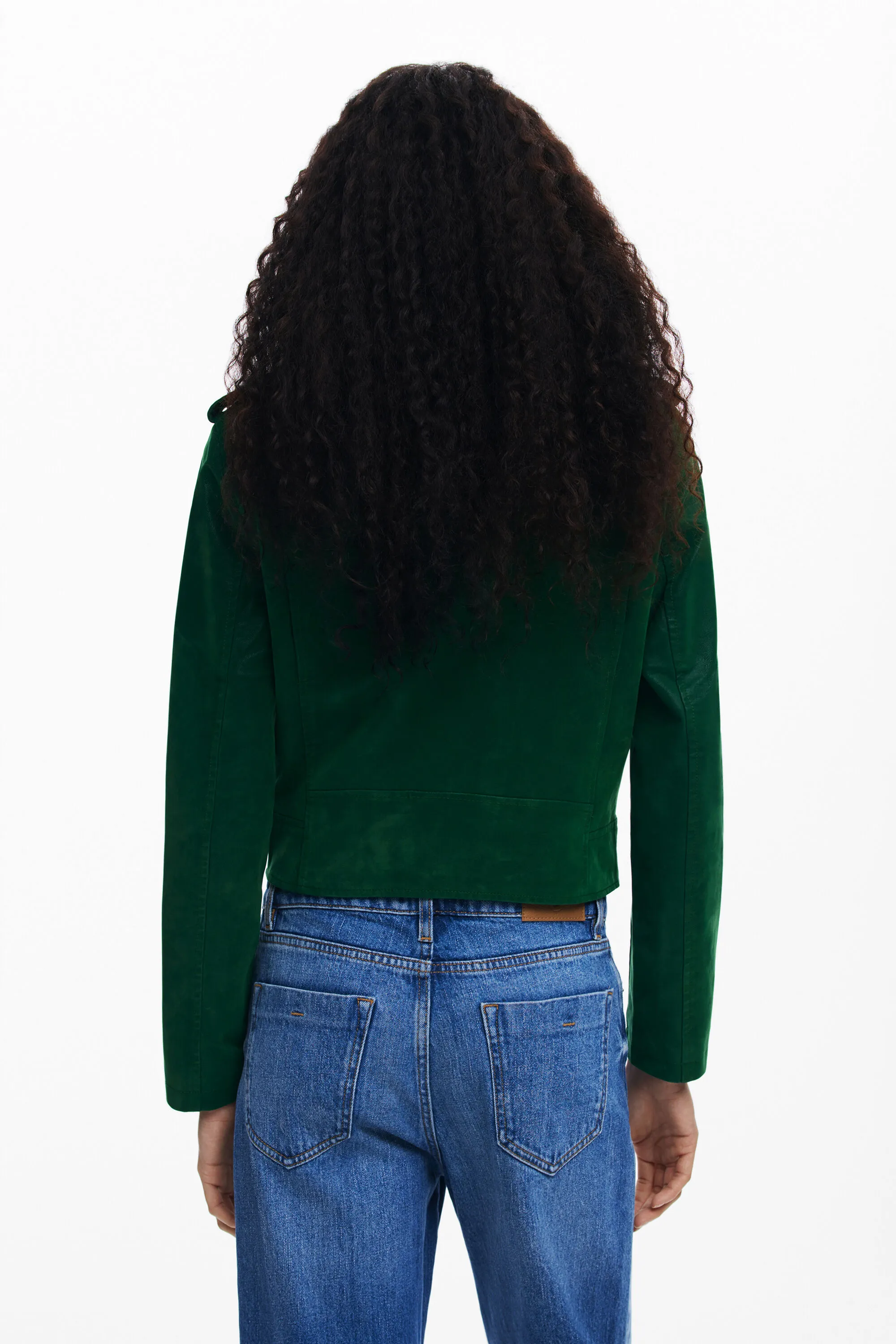 Chaqueta biker textura