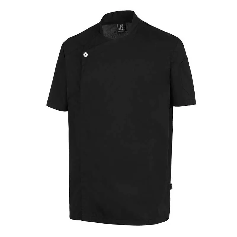 CHAQUETA COCINA SNAP VISTO DE MANGA CORTA  MONZA