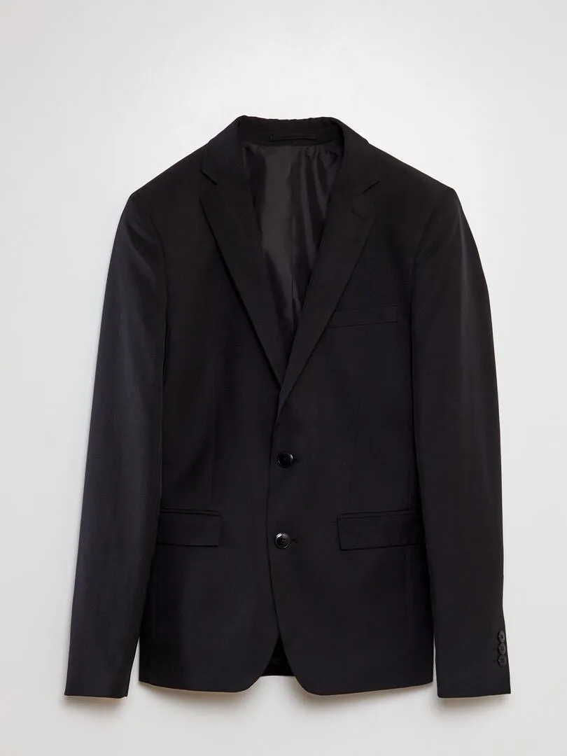CHAQUETA DE TRAJE SLIM FIT  NEGRO