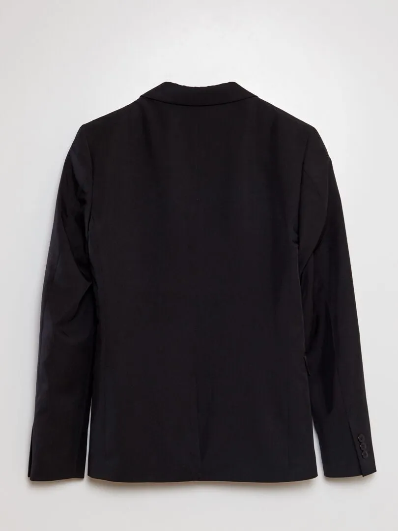 CHAQUETA DE TRAJE SLIM FIT  NEGRO