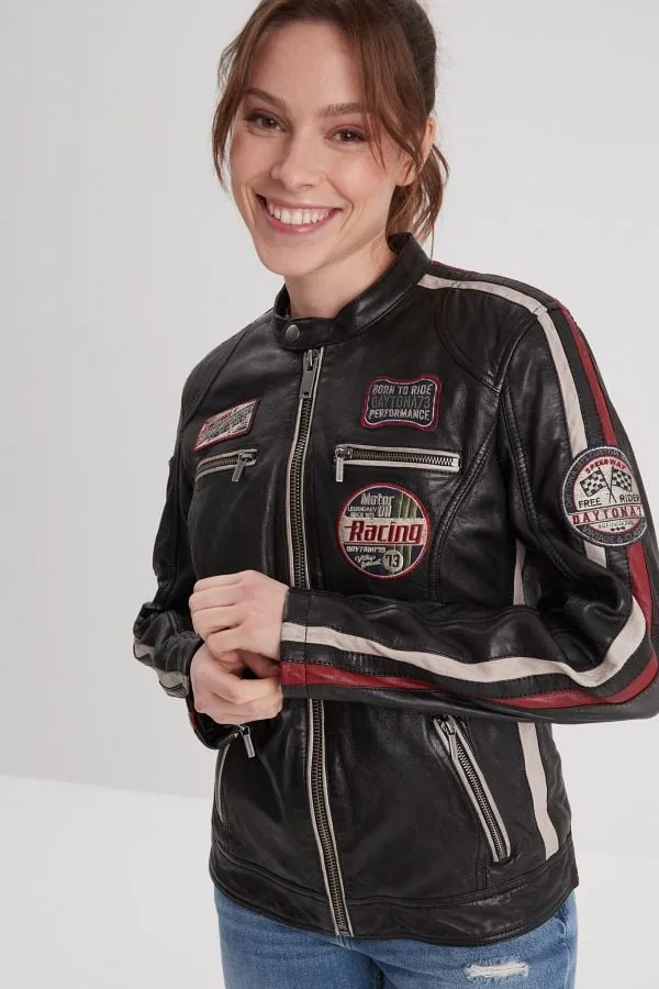 Chaqueta Mujeres Rose Garden Soline Lamb Vita Black