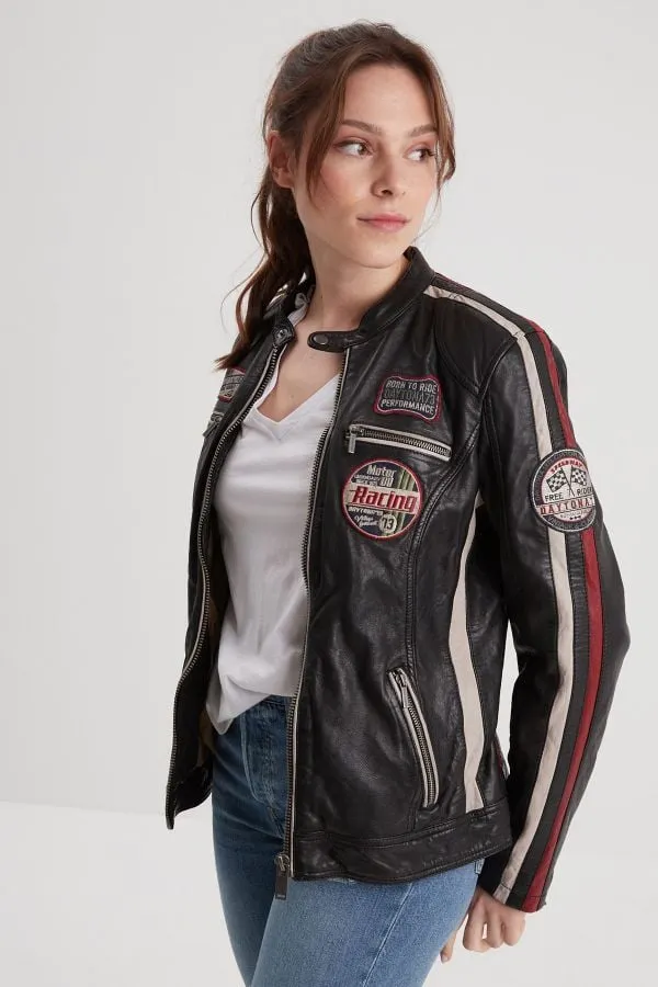 Chaqueta Mujeres Rose Garden Soline Lamb Vita Black