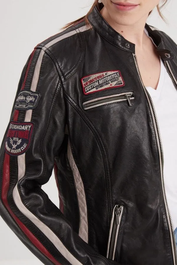 Chaqueta Mujeres Rose Garden Soline Lamb Vita Black