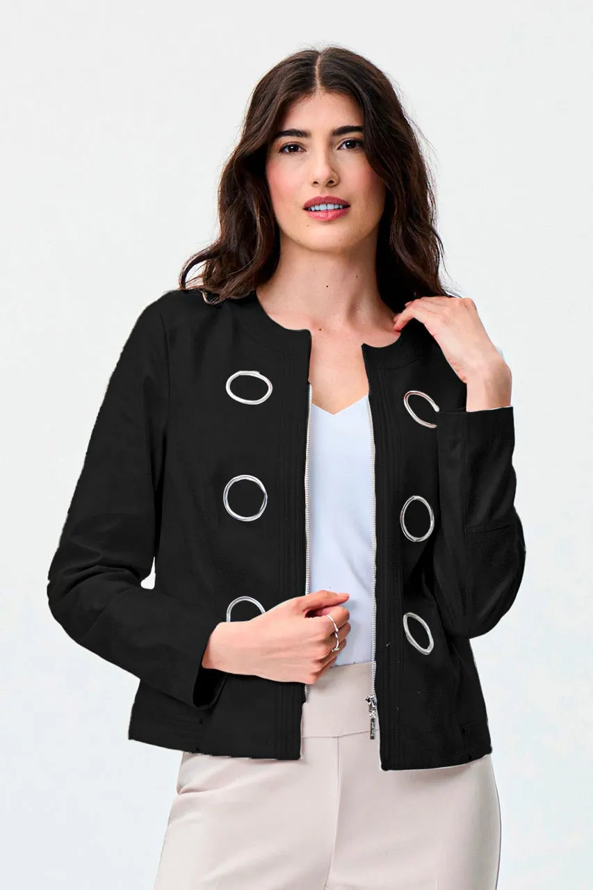 Chaqueta sin Cuello con Cremallera Joseph Ribkoff 231910