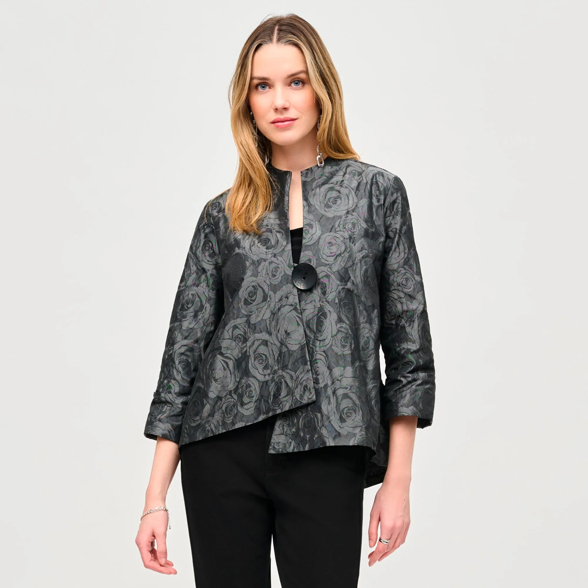 Chaqueta Swing de Estampado Floral Joseph Ribkoff 243327M