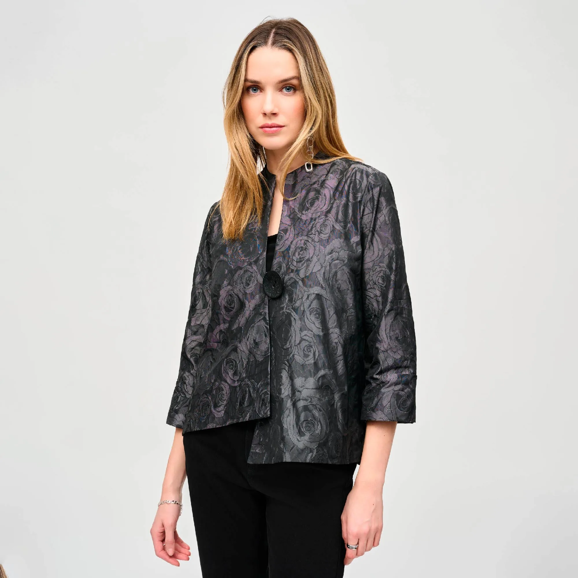 Chaqueta Swing de Estampado Floral Joseph Ribkoff 243327M