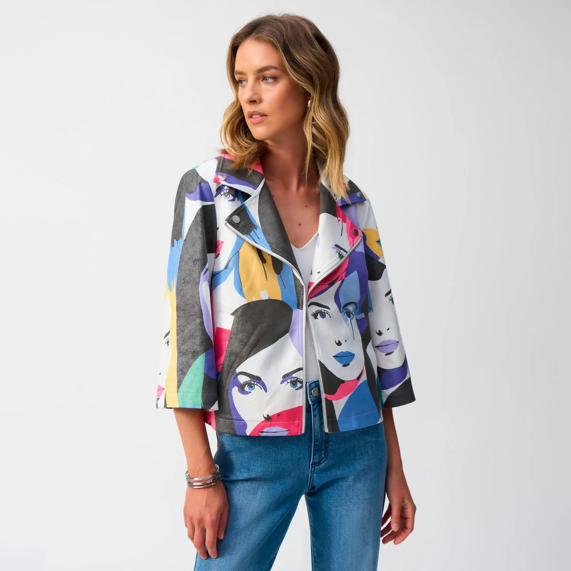 Chaqueta Trapecio con Estampado Joseph Ribkoff 251909