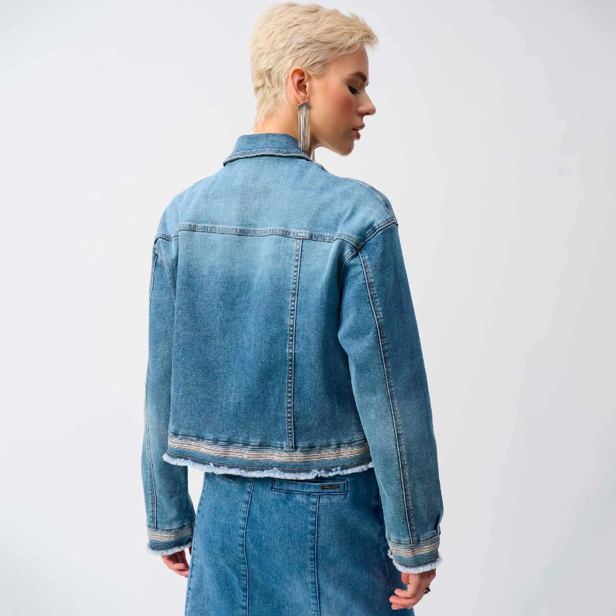 Chaqueta Vaquera Elástica Mezclilla Joseph Ribkoff 251953