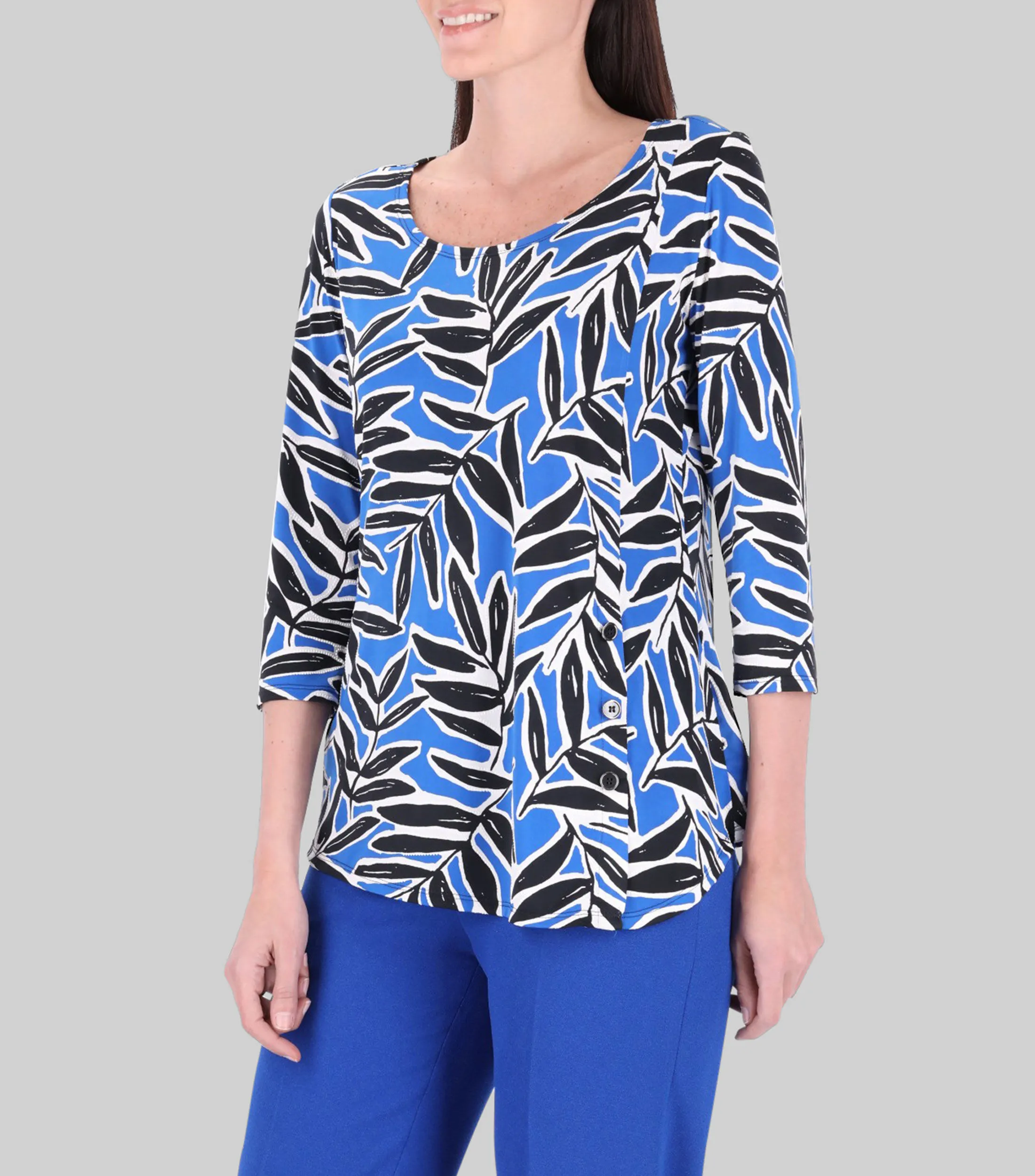 Charme Blusa manga 3,4 Petite Mujer