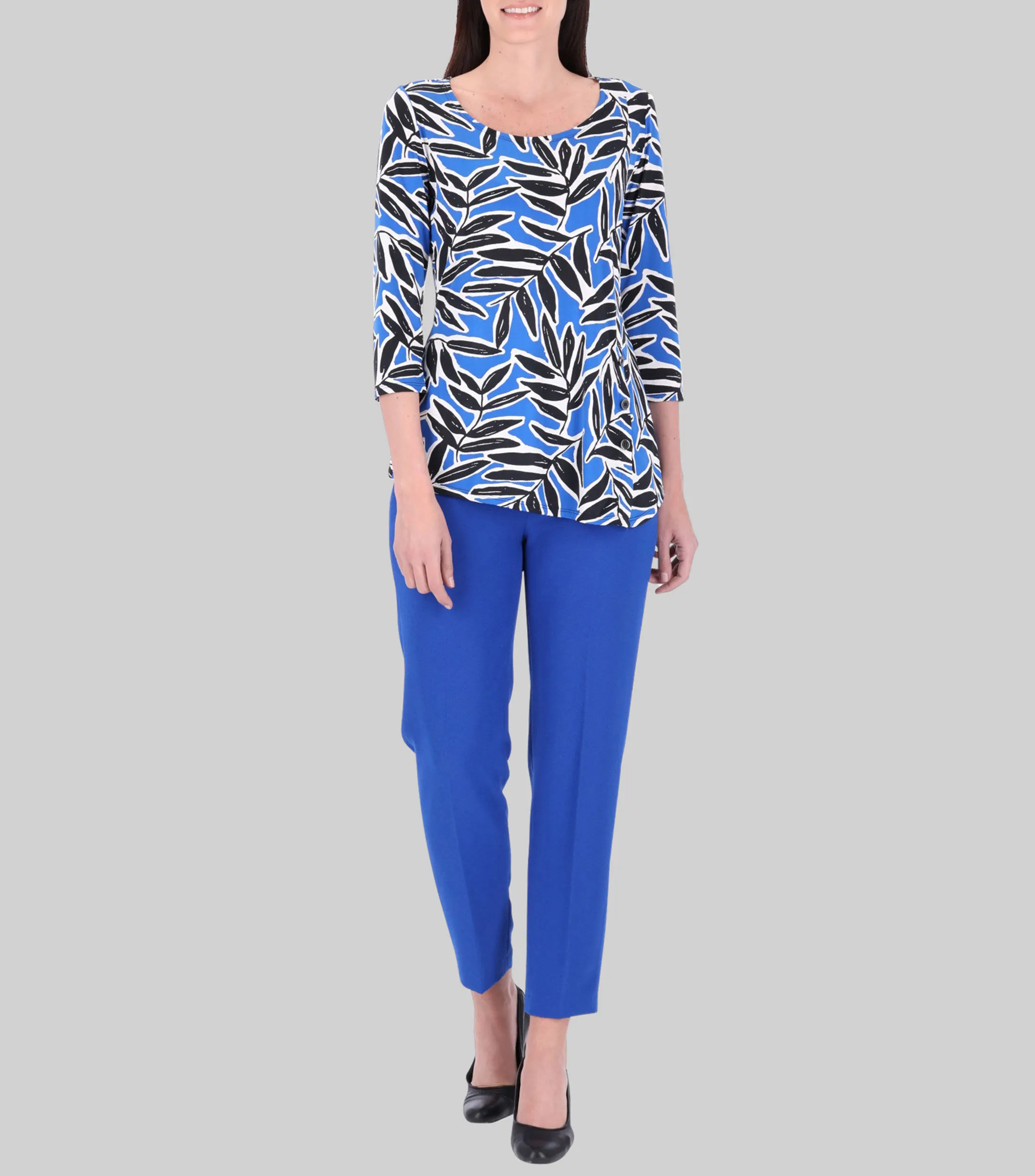 Charme Blusa manga 3,4 Petite Mujer