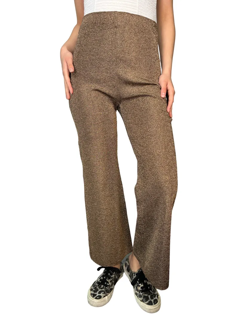 CHER Pantalón Tejido Lurex