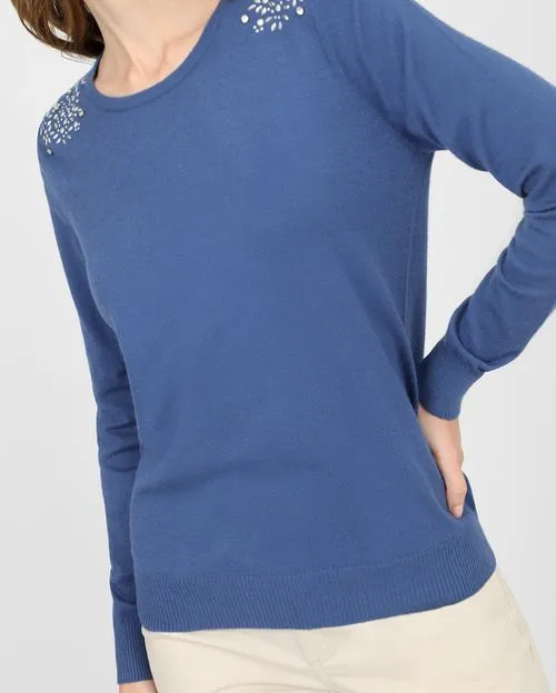 Chompa Mujer Namora Azul Atlantico