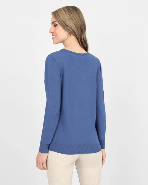 Chompa Mujer Namora Azul Atlantico