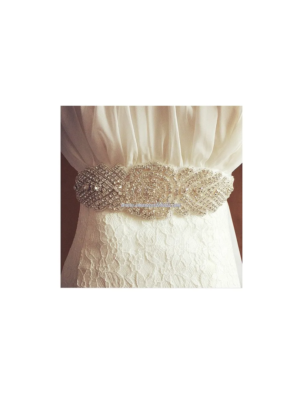 Cinto vestido novia Tebas