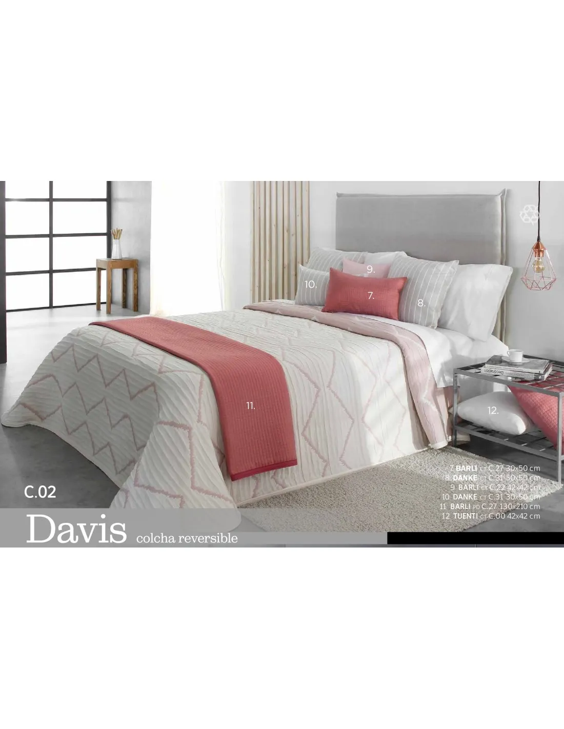 COLCHA CAPA RM DAVIS ZIG ZAG