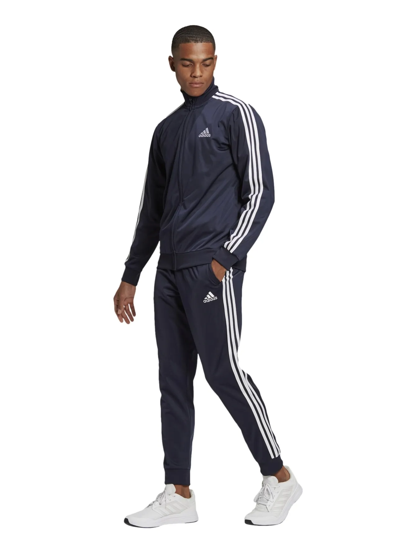 Conjunto Adidas Essentials 3 Franjas Primegreen Para Hombre