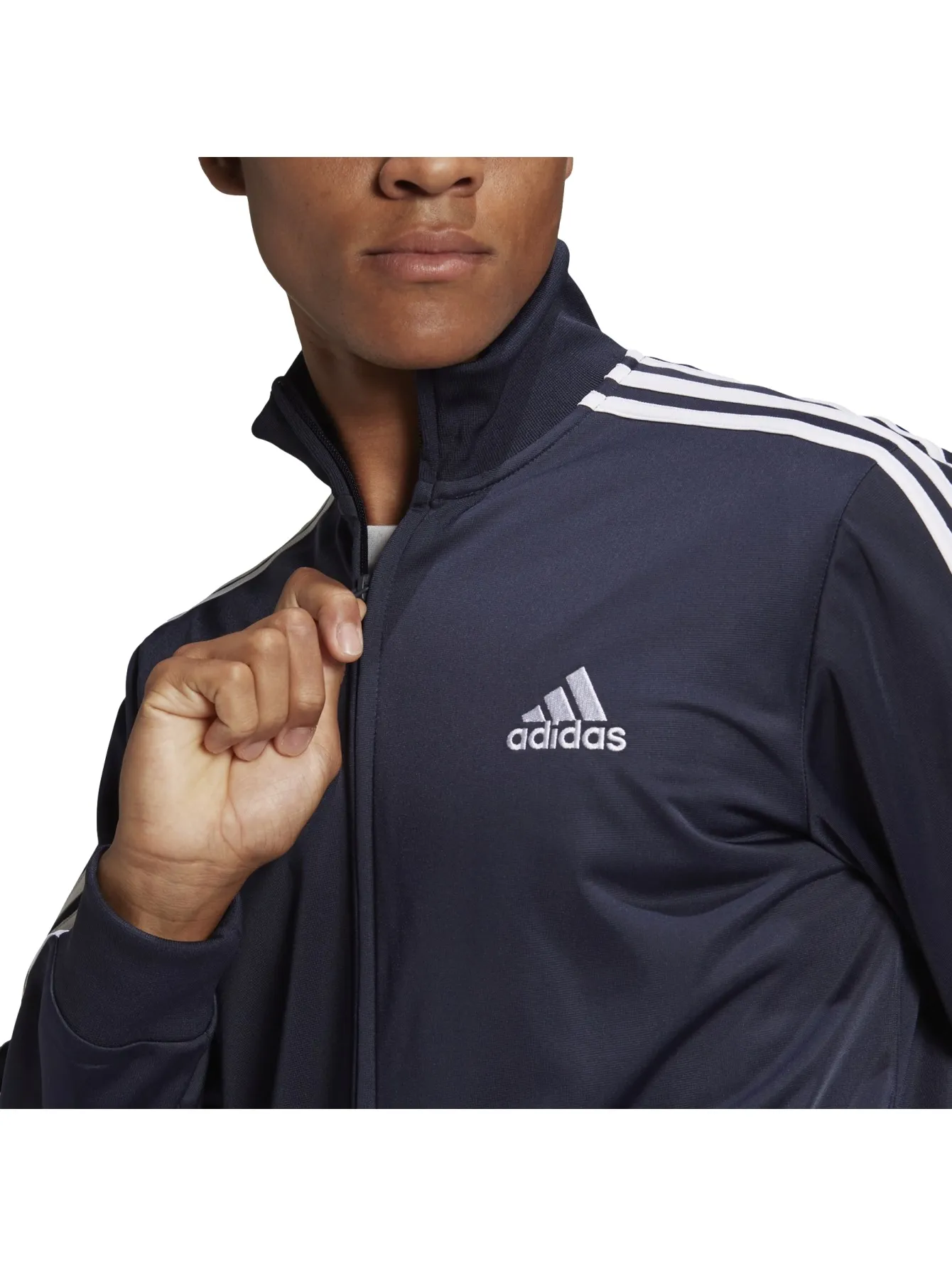 Conjunto Adidas Essentials 3 Franjas Primegreen Para Hombre
