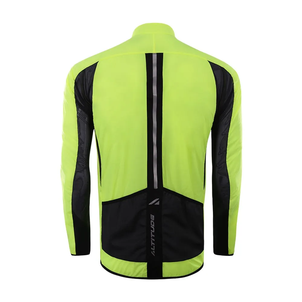 Cortaviento Ciclismo Hombre Altitude Amarillo