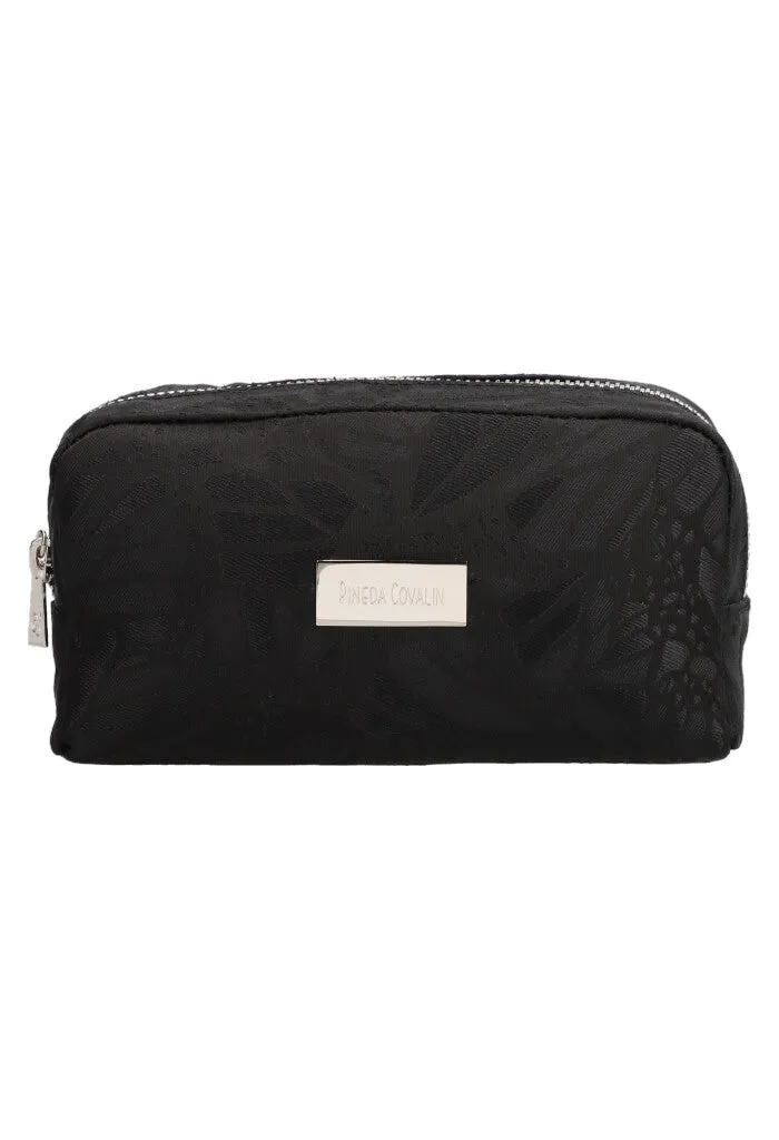 Cosmetiquera Nan Jqd Mariposa Vitral Negro/Gris