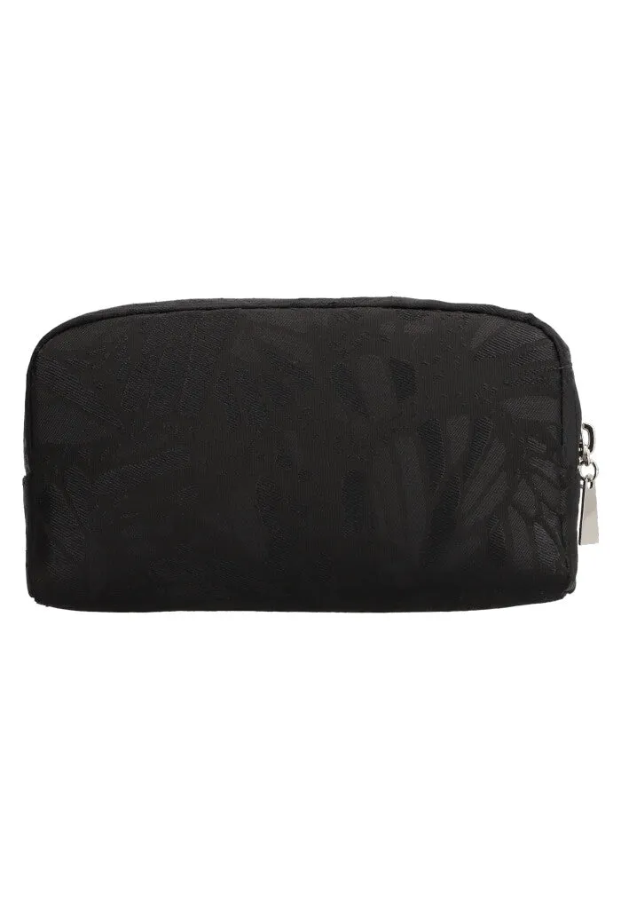 Cosmetiquera Nan Jqd Mariposa Vitral Negro/Gris