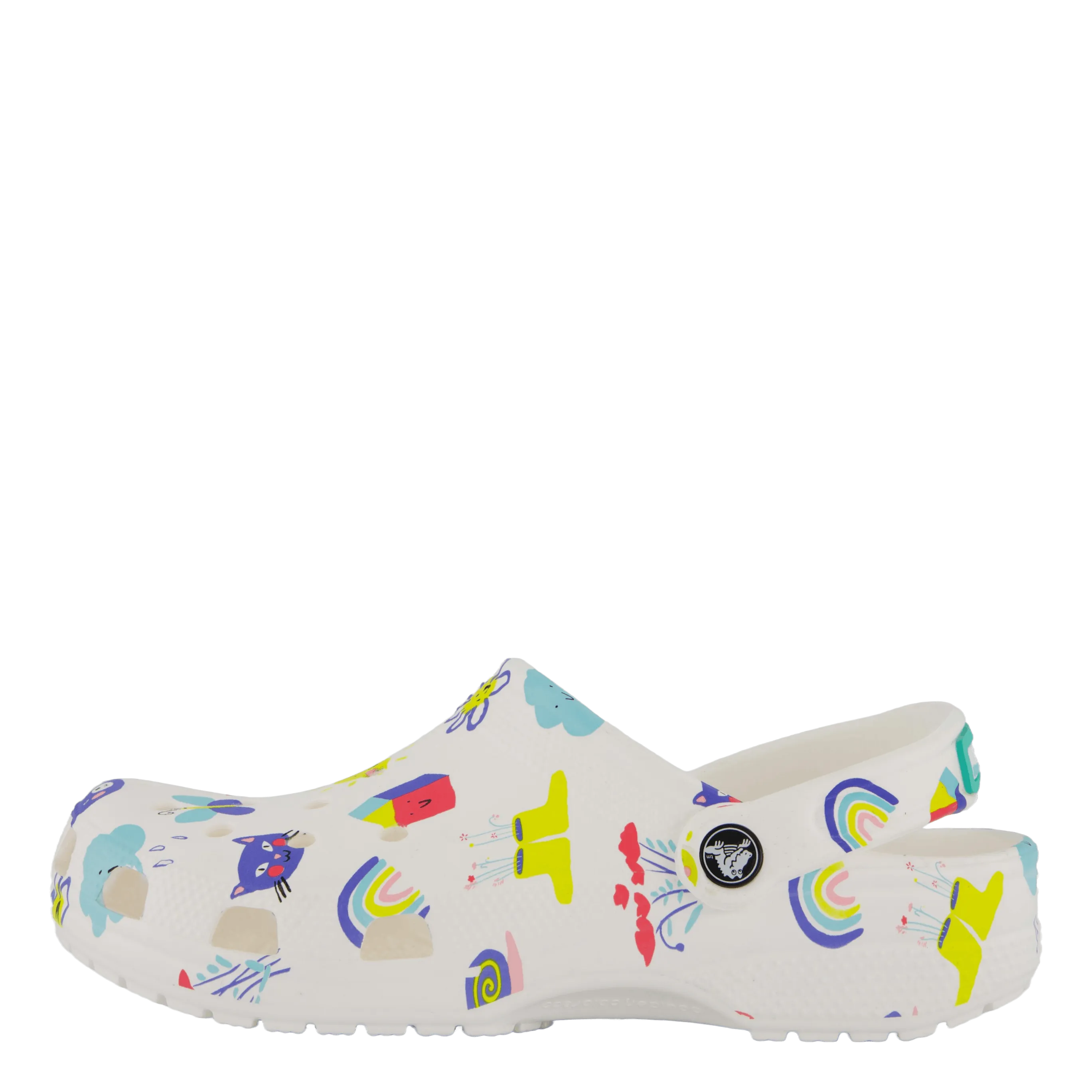 Crocs Classic Doodle Print Clog K White/multi
