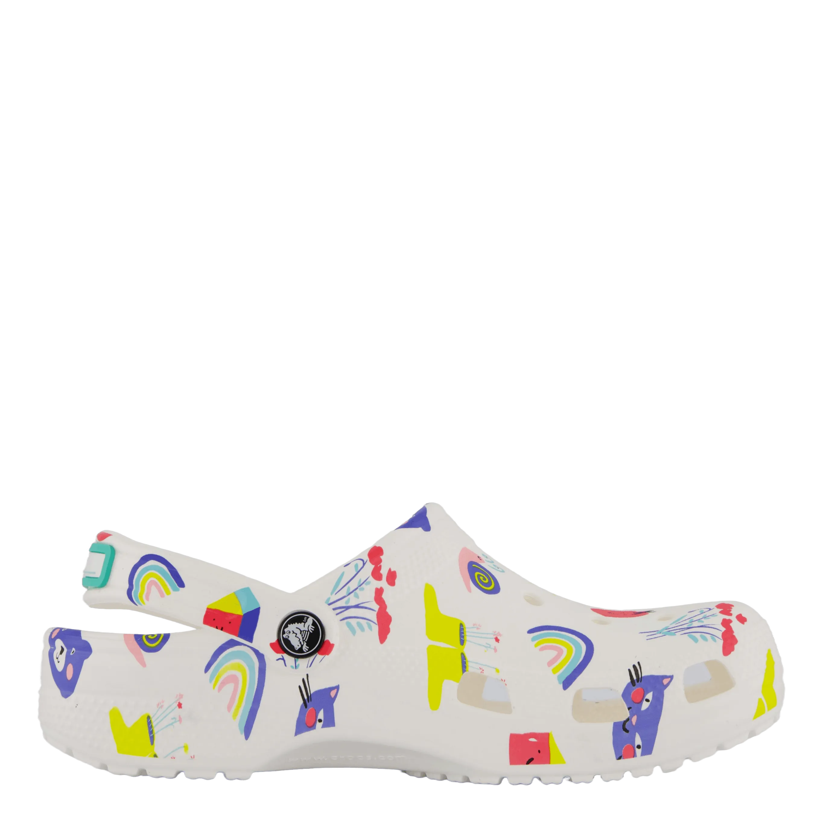 Crocs Classic Doodle Print Clog K White/multi